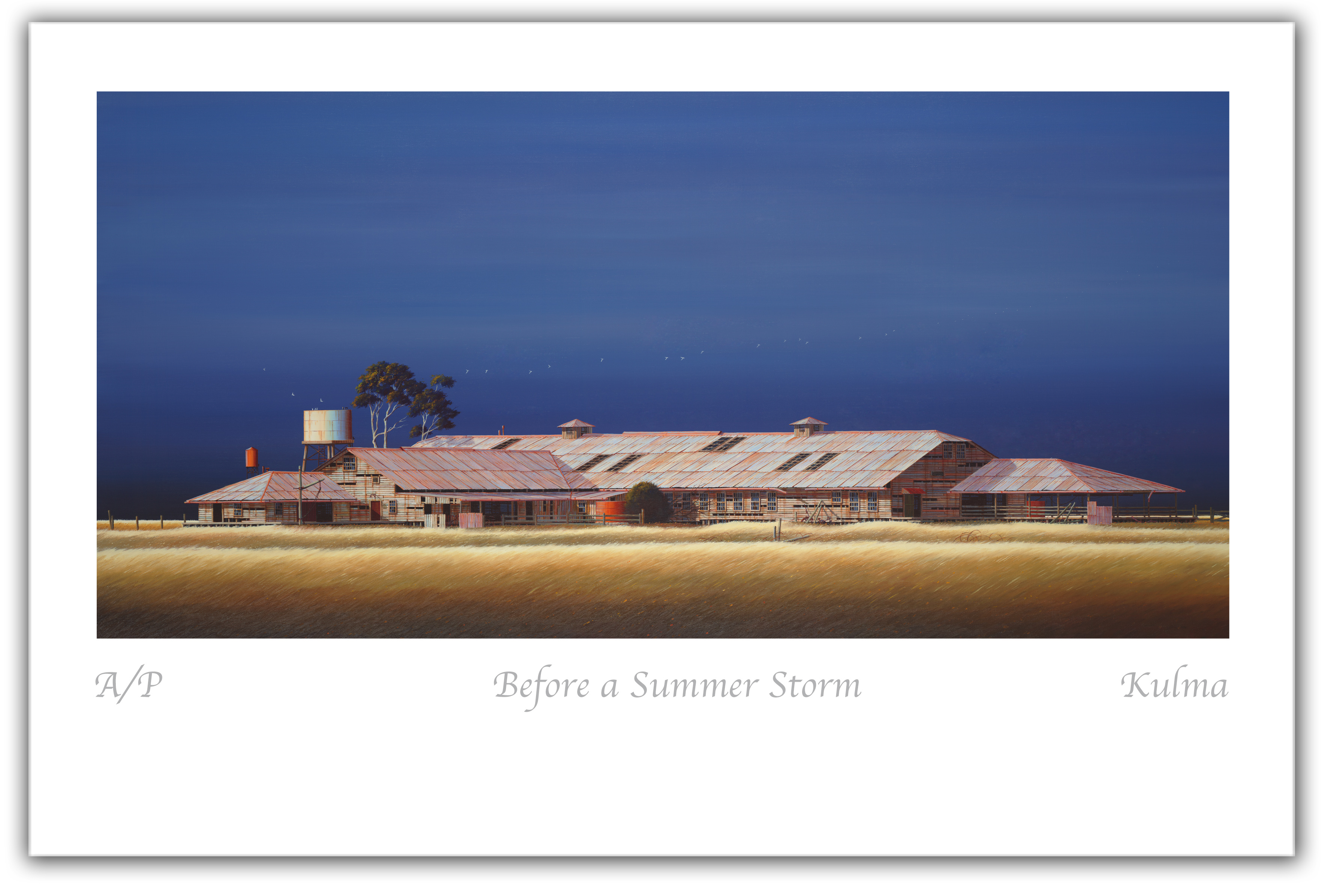 BEFORE A SUMMER STORM BY RICHARD KULMA